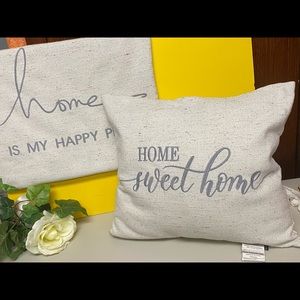 Rodeo Home modern inspirational signs throw pillows case